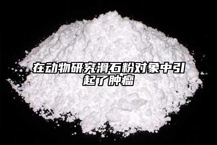 在動(dòng)物研究滑石粉對(duì)象中引起了腫瘤